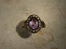 Detail images: Amethyst-Ring