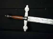 Detailabbildung: Spätgotisches Schwert
