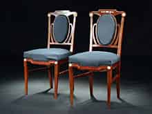 Detailabbildung: Paar Stühle im Empire-Stil