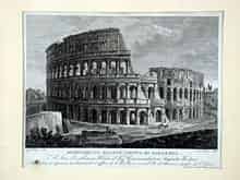 Detailabbildung: Ansicht des Colosseums in Rom