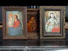 Detail images: Konvolut von drei kleinen Heiligenbildchen