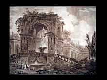 Detailabbildung: Hubert Robert 1733-1808 Paris