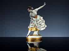 Detailabbildung: Porzellan-Figurine einer Tänzerin