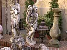Detail images: Gartenfigur Venus mit Delphin
