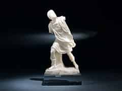 Detailabbildung:  Alabaster-Figur eines bärtigen Griechen