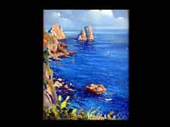 Detailabbildung:  Antonio Leto, gen. Tony Italienischer Maler auf Capri