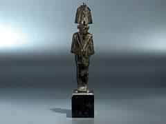 Detailabbildung:  Ägyptische Bronze-Statue