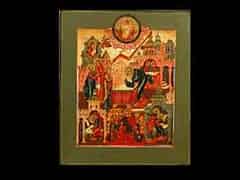Detailabbildung:  Russische Ikone mit Darstellung Christi im Tempel