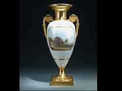 Detailabbildung: Seltene Empire-Meissen-Vase, um 1838
