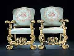 Detailabbildung:  Paar venezianische Sessel