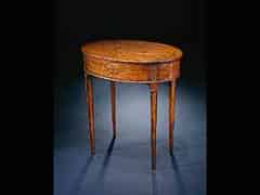 Detailabbildung:  Kleines ovales Louis XVI-Tischchen