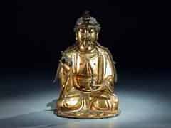 Detailabbildung:  Bronze eines Bodhisattva