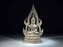 Detailabbildung:  Buddha aus Bronze