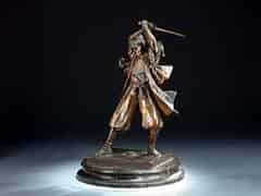 Detailabbildung:  Bronze eines Samurai