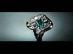 Detail images: Smaragd-Brilliant-Ring