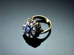 Detailabbildung: Saphir-Brillant-Ring