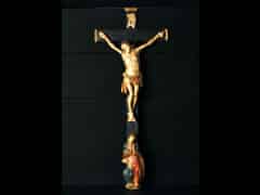 Detailabbildung: Kruzifix mit Korpus Christi und Schmerzensmadonna