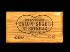 Detail images:  Château Calon Ségur 1990 0,75l