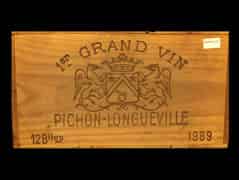 Detail images: Château Pichon Longueville Baron 1989 0,75l 95P Parker, 98P Winespectator
