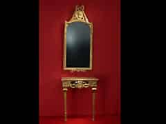 Detailabbildung: Louis XVI-Spiegel mit Konsole