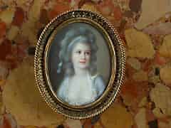 Detail images: Miniaturportrait der Marie-Luise von Preussen
