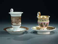 Detail images: Paar Tassen im Empirestil