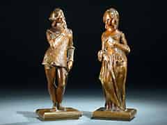 Detail images: Bronze-Figurenpaar