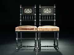 Detailabbildung: Zwei Neo-Renaissance-Stühle