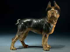 Detailabbildung: Bulldog - Hund in Gusseisen