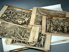 Detailabbildung: Konvolut von mehreren Mappen kleiner Kupferstiche