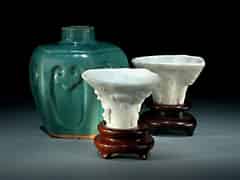Detailabbildung: Konvolut von drei China-Vasen