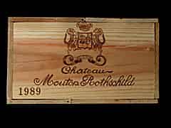 Detailabbildung: Château Mouton-Rothschild 1989 0,75l Pauillac 1er Cru Classé (Bordeaux, Frankreich)