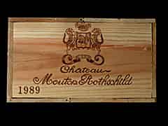 Detailabbildung: Château Mouton-Rothschild 1989 0,75l Pauillac 1er Cru Classé (Bordeaux, Frankreich)