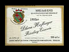 Detailabbildung: Dhroner Hofberger Riesling Eiswein 1993 0,50l (Mosel-Saar-Ruwer, Deutschland)
