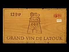 Detailabbildung: Château Latour 1981 0,75l Pauillac 1er Cru Classé (Bordeaux, Frankreich)