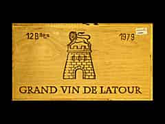 Detailabbildung: Château Latour 1979 0,75l Pauillac 1er Cru Classé (Bordeaux, Frankreich)
