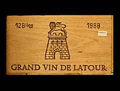 Detailabbildung: Château Latour 1988 0,75l Pauillac 1er Cru Classé (Bordeaux, Frankreich)