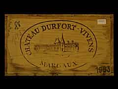 Detailabbildung: Château Durfort-Vivens 1983 0,75l Margaux 2ème Cru Classé (Bordeaux, Frankreich)