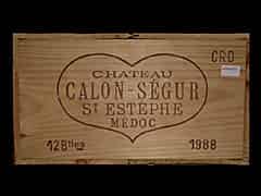 Detailabbildung: Château Calon Ségur 1988 0,75l St.Estèphe 3ème Cru Classé (Bordeaux, Frankreich)