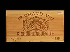 Detailabbildung: Château Pichon Longueville Baron 1990 0,75l Pauillac 2ème Cru Classé (Bordeaux, Frankreich)
