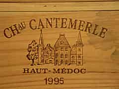 Detailabbildung: Château Cantemerle 1995 0,75l Haut-Médoc 5ème Cru Classé (Bordeaux, Frankreich)