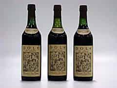 Detail images: Dôle de Sion 1959, Weinkellerei zum Wybur 0,7l (Wallis, Schweiz)