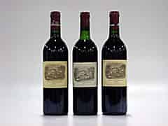 Detail images: Selektion von Bordeaux-Weinen von 1973 - 1989 (Bordeaux, Frankreich)