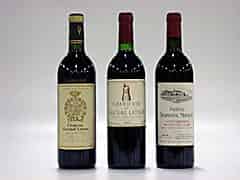 Detail images: Selektion von Bordeaux-Weinen von 1978 - 1989 (Bordeaux, Frankreich)