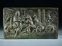 Detail images: Bronzeplatte mit Reliefdarstellung der Circe