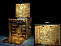 Detailabbildung: Bedeutendes, museales Kabinettkästchen aus der Werkstatt des Nürnberger Goldschmiedes Wenzel-Jamnitzer um 1600