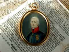 Detailabbildung: Miniaturportrait Franz II