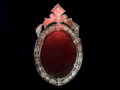 Detailabbildung: Ovaler venezianischer Kristall-Spiegel