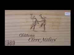 Detailabbildung: Château Clerc Milon 1989 0,75l Pauillac 5ème Cru Classé (Bordeaux, Frankreich)