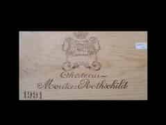 Detail images: Château Mouton Rothschild 1991 0,75l Pauillac 1er Cru Classé (Bordeaux, Frankreich)